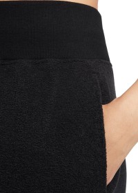Брюки женские Nike W NSW PHNX PLSH HR PANT WIDE черные FN3622-010 изображение 4