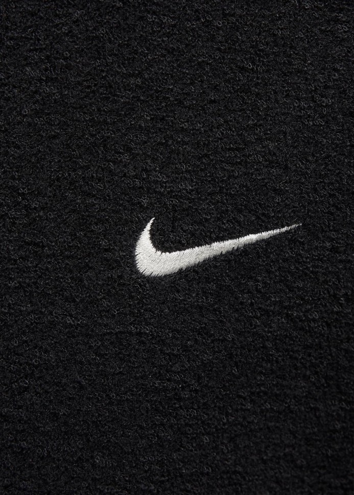Брюки женские Nike W NSW PHNX PLSH HR PANT WIDE черные FN3622-010 изображение 6