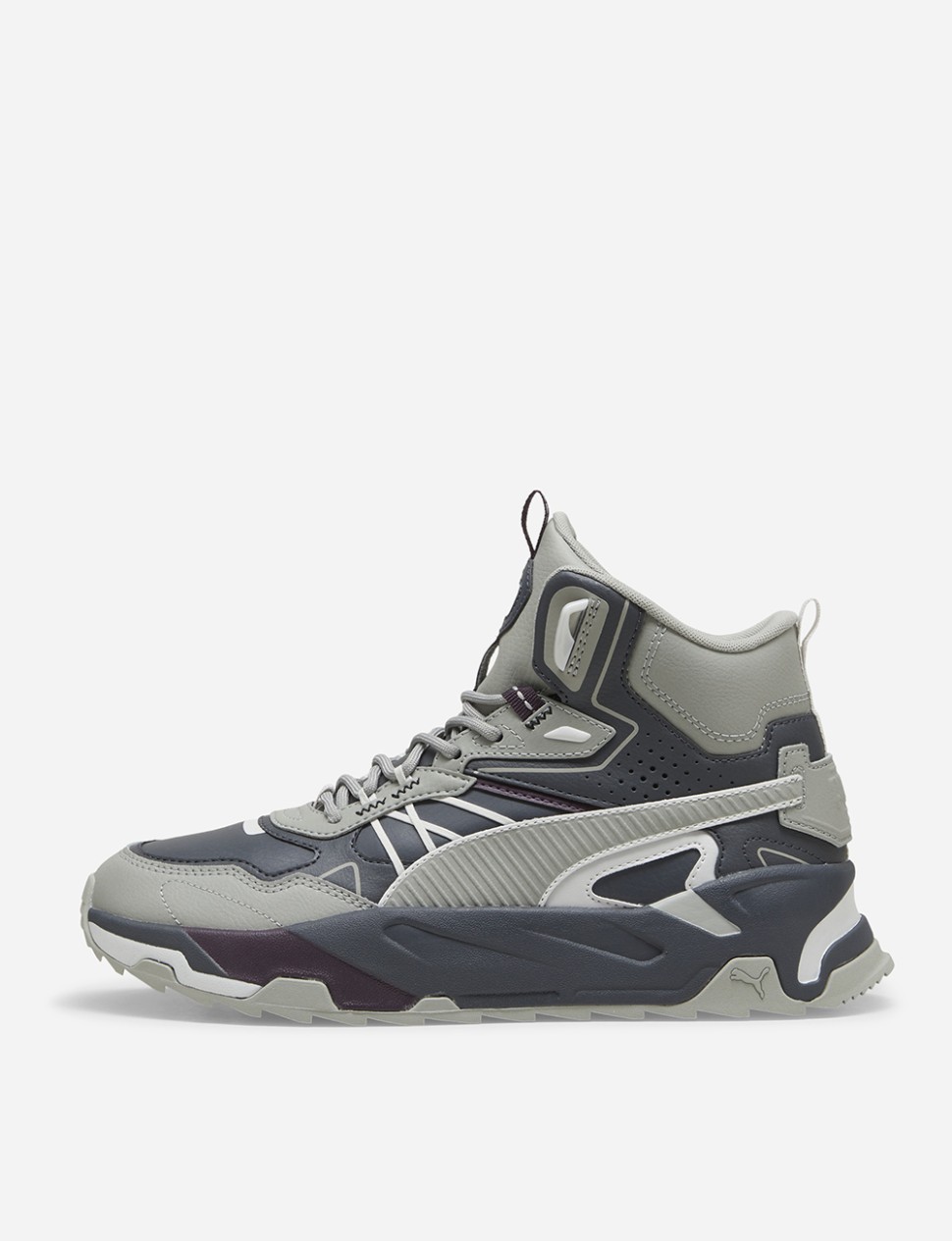 Черевики чоловічі Puma Trinity Mid Hybrid L сірі 39398510 — фото 4