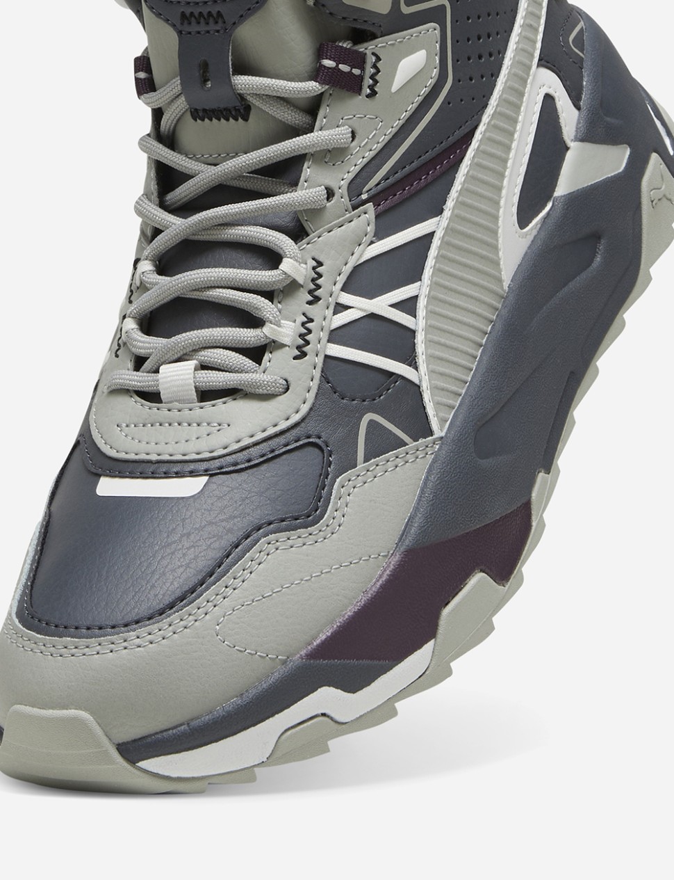 Черевики чоловічі Puma Trinity Mid Hybrid L сірі 39398510 — фото 6