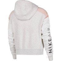 Толстовка женская Nike W NSW AIR FZ BB серая BV4771-051 изображение 2