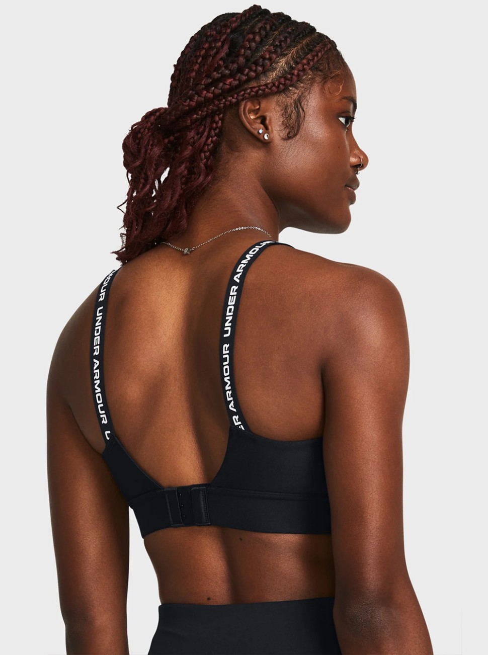 Бра жіночий Under Armour UA Infinity Mid 2.0 Bra чорний 1384123-001 — фото 3