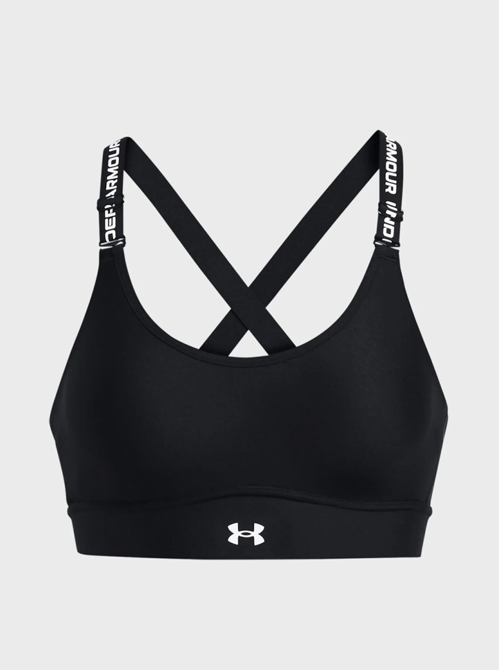 Бра жіночий Under Armour UA Infinity Mid 2.0 Bra чорний 1384123-001 изображение 5