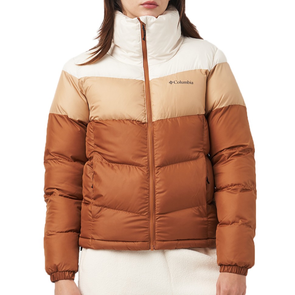 Куртка жіноча Columbia Puffect™ II Colorblock Jacket коричнева 2088481-224 изображение 1