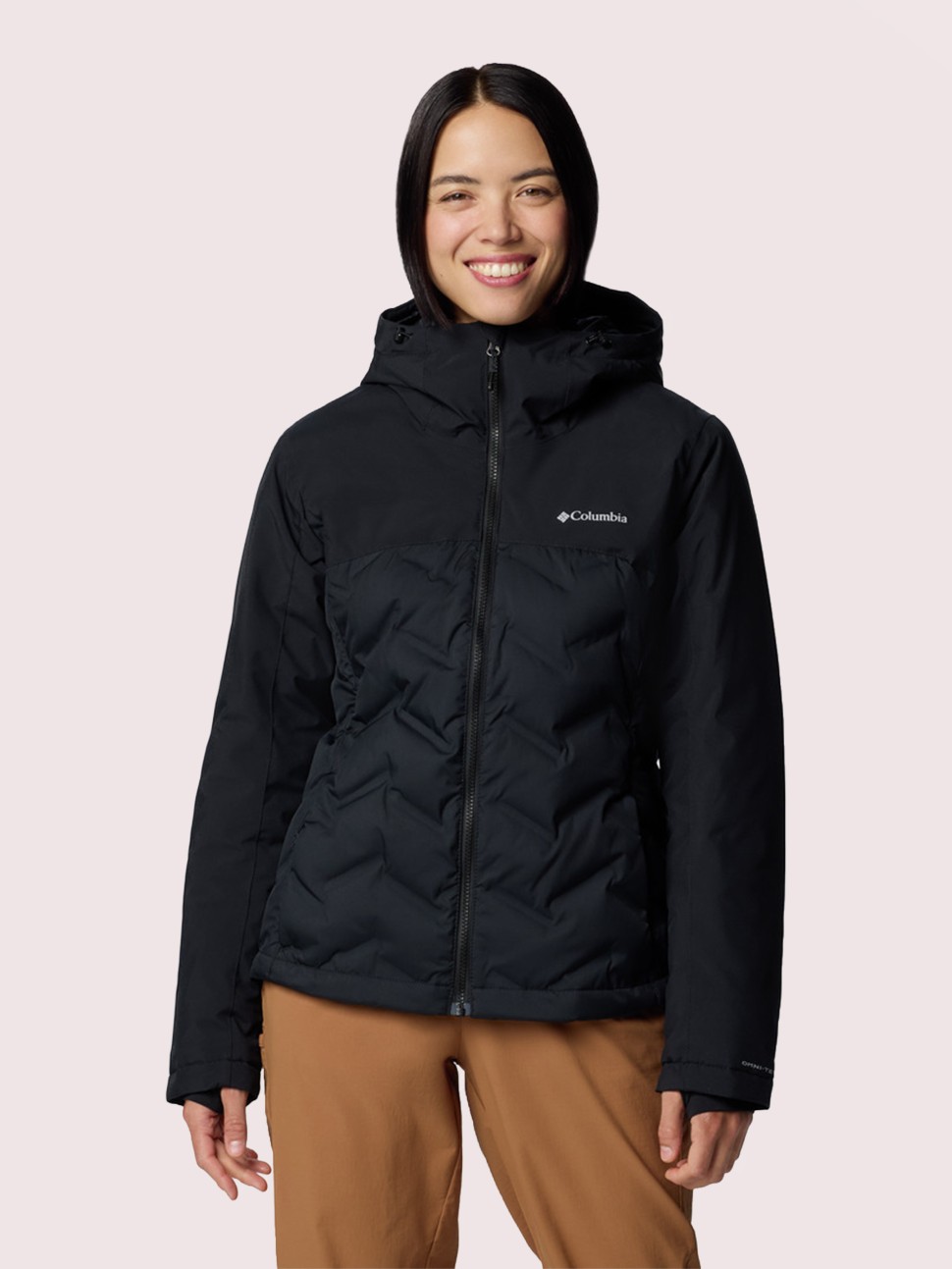 Куртка жіноча Columbia Grand Trek™ III Down Jacket чорна 2087951-010 — фото 2