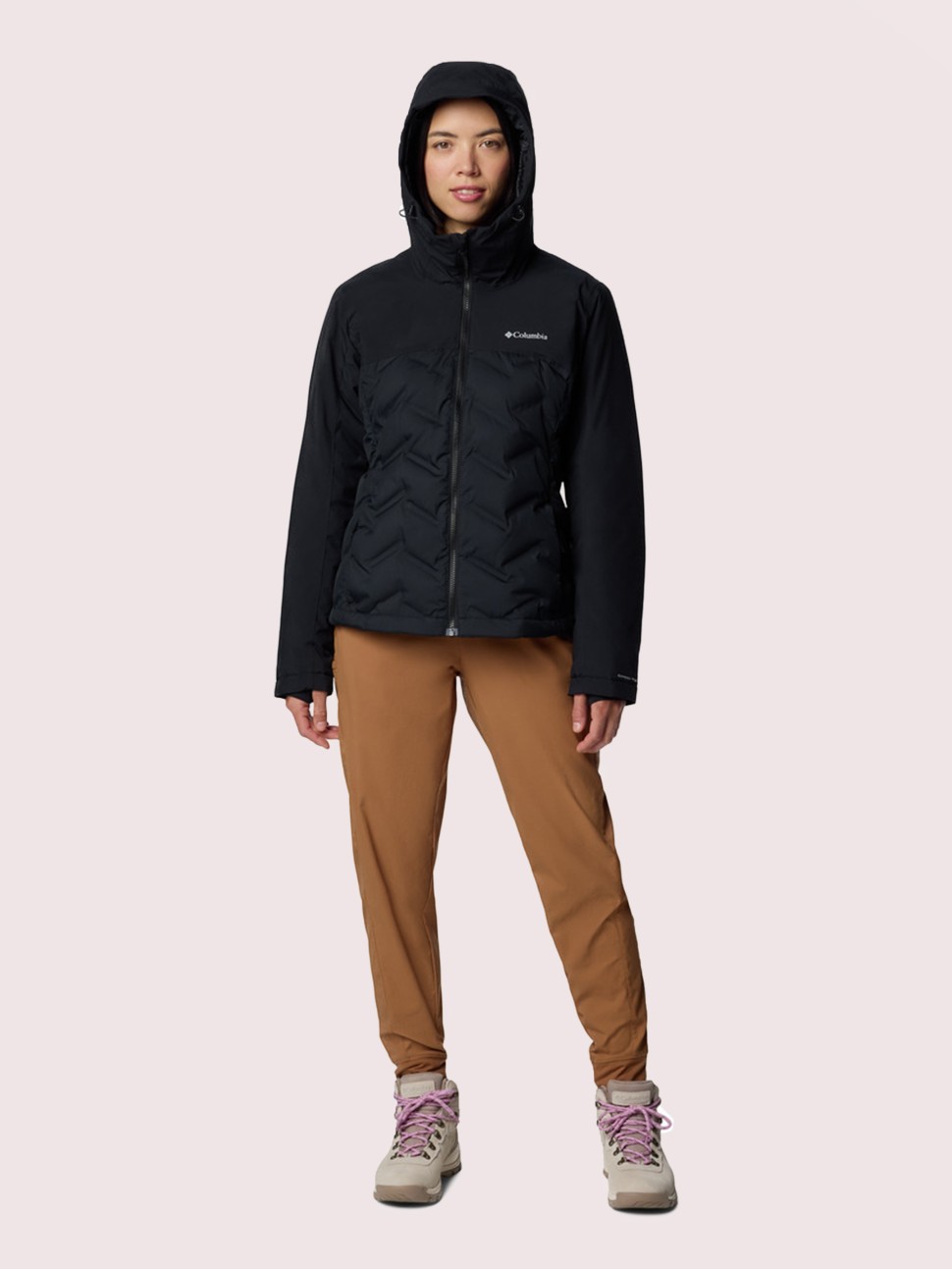 Куртка жіноча Columbia Grand Trek™ III Down Jacket чорна 2087951-010 — фото 8
