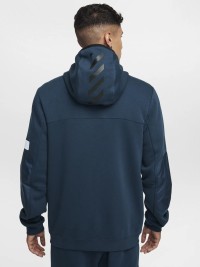 Толстовка мужская Nike M NSW AIR MAX FLC FZ HOODIE синяя HJ0855-478 изображение 3
