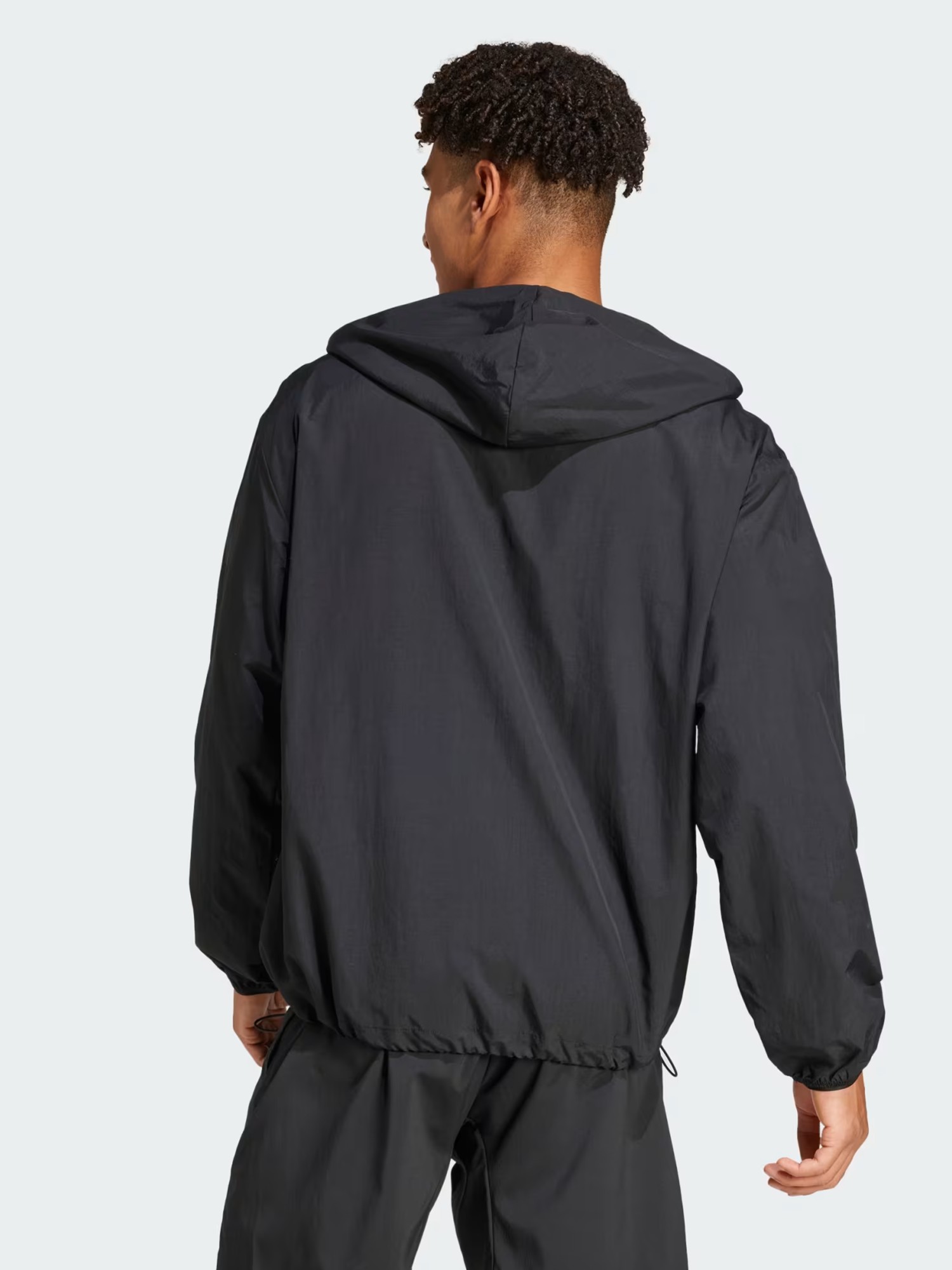 Куртка чоловіча Adidas M CE Q1 FZ HD чорна JF3270 изображение 3