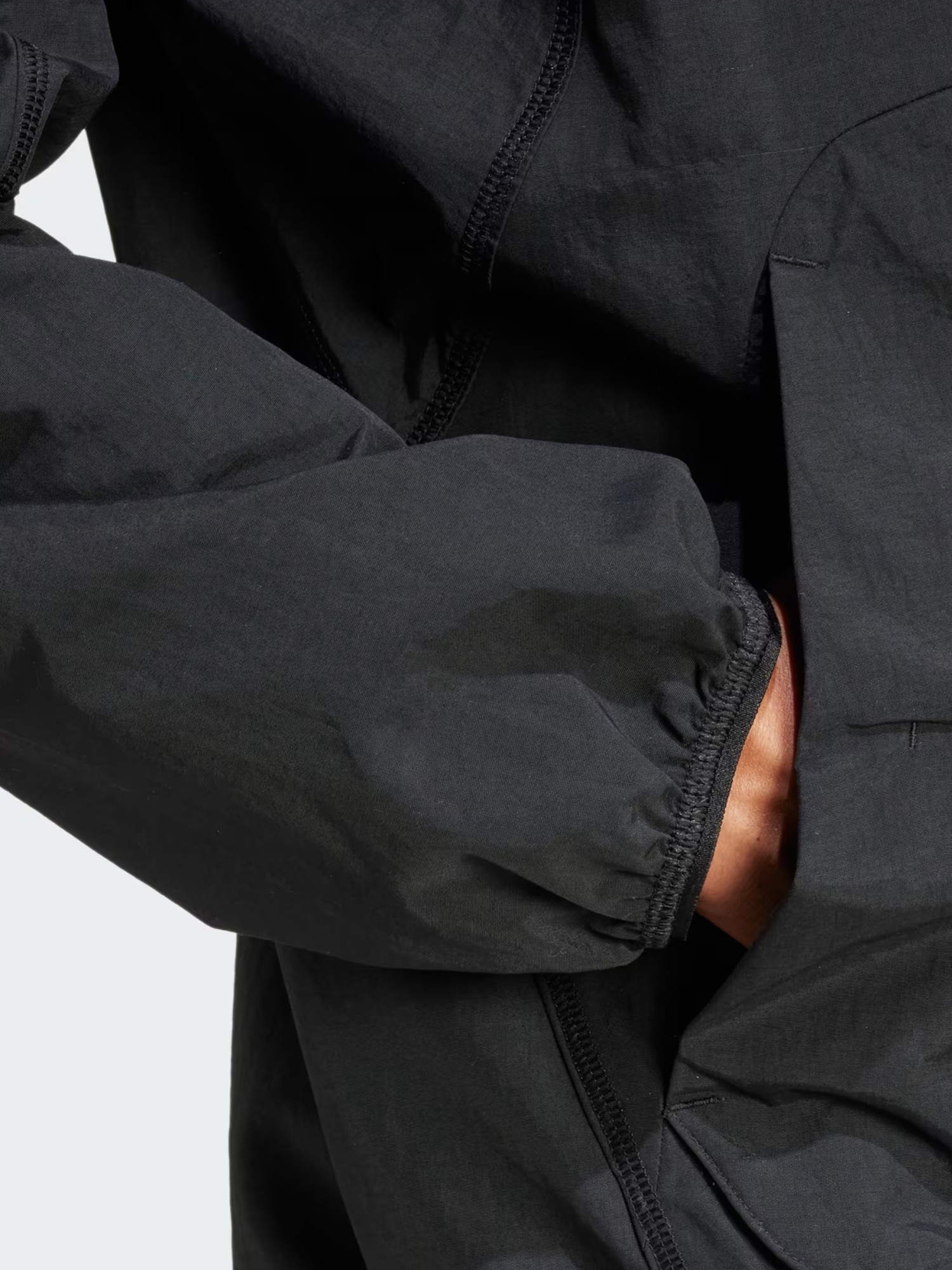 Куртка чоловіча Adidas M CE Q1 FZ HD чорна JF3270 изображение 6