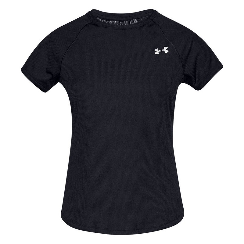 Футболка женская Under Armour Speed Stride черная 1326462-001 — Sport City Футболка женская Under Armour Speed Stride черная 1326462-001