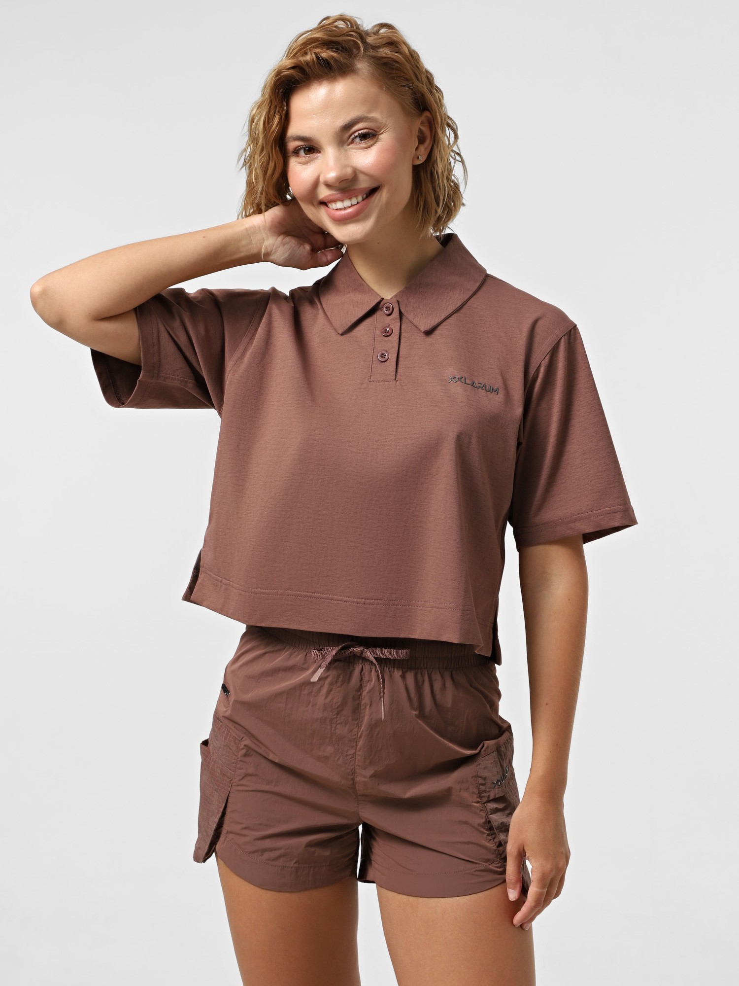 Футболка женская Larum Clarisse коричневая 172524-200 изображение 2