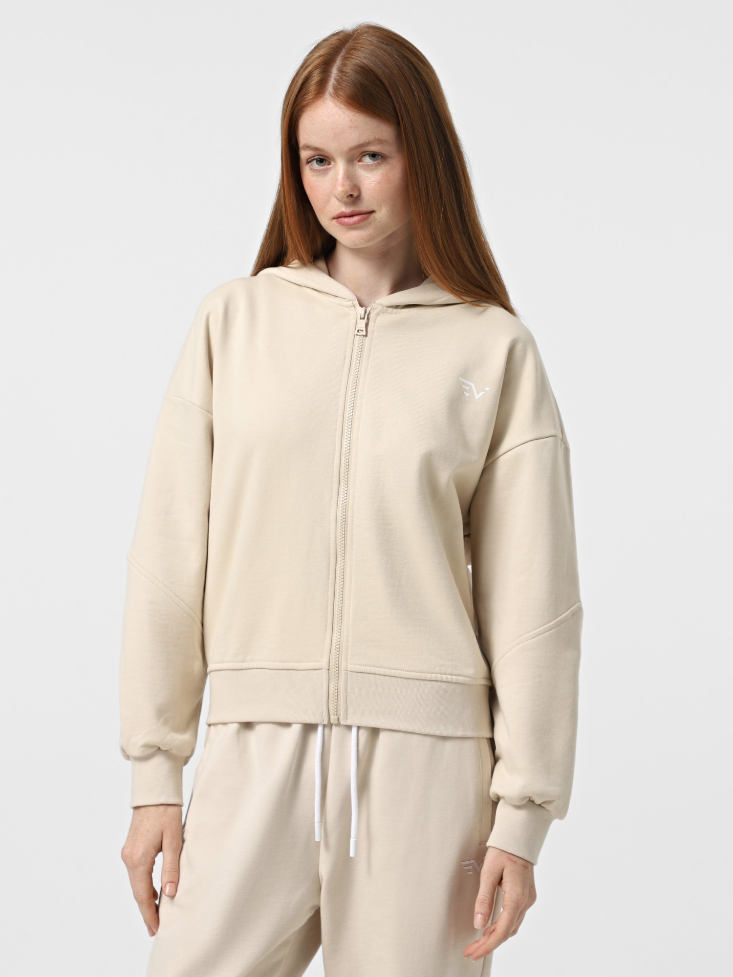 Толстовка жіноча Evoids Harlow бежева 552559-125 изображение 2