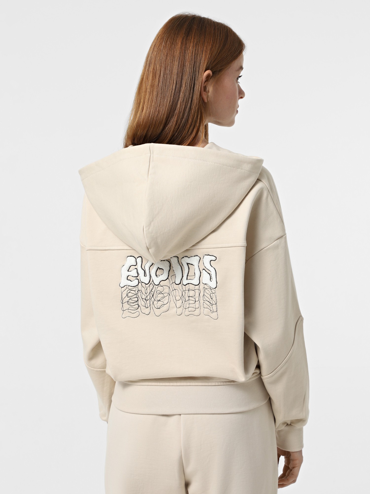 Толстовка жіноча Evoids Harlow бежева 552559-125 изображение 3