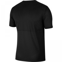 Футболка чоловіча Nike M Nk Breathe Run Top Ss чорна CJ5332-010  изображение 2