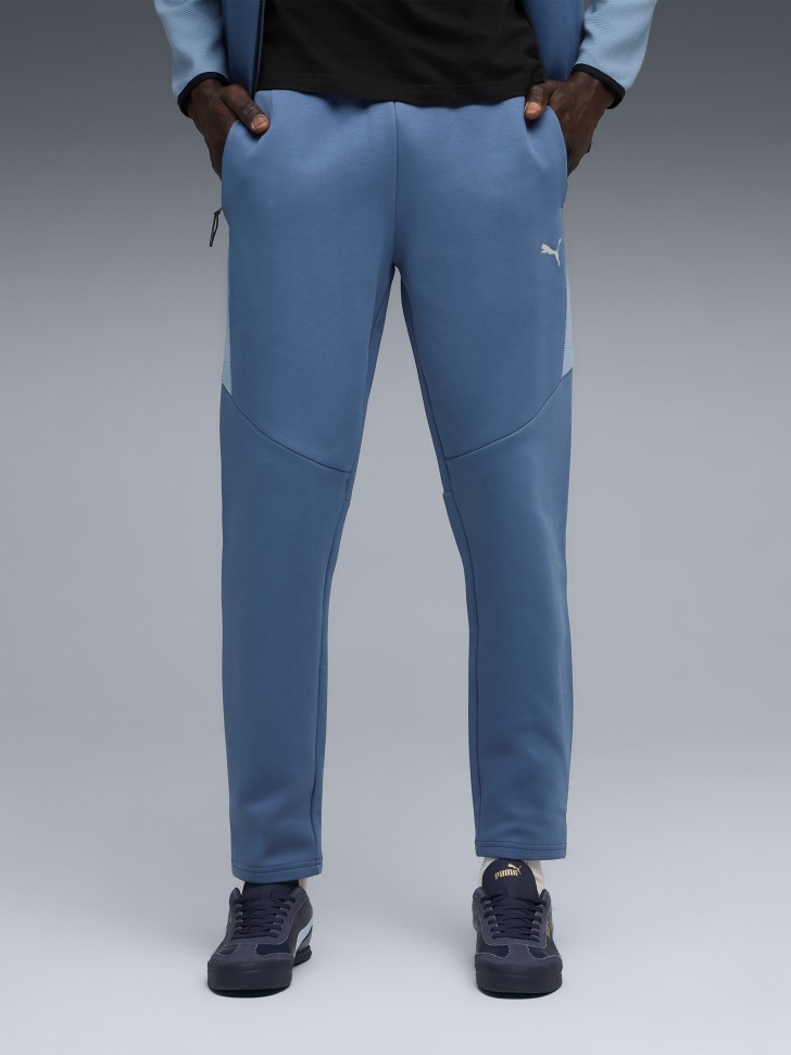Штани чоловічі Puma EVOSTRIPE Pants DK блакитні 68823480 изображение 2