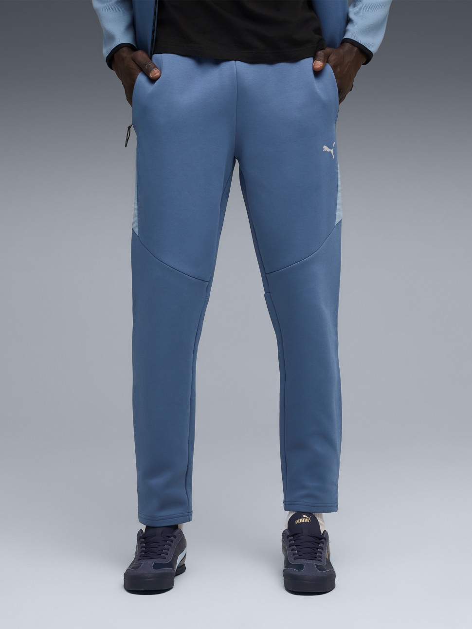 Брюки мужские Puma EVOSTRIPE Pants DK голубые 68823480 — фото 2