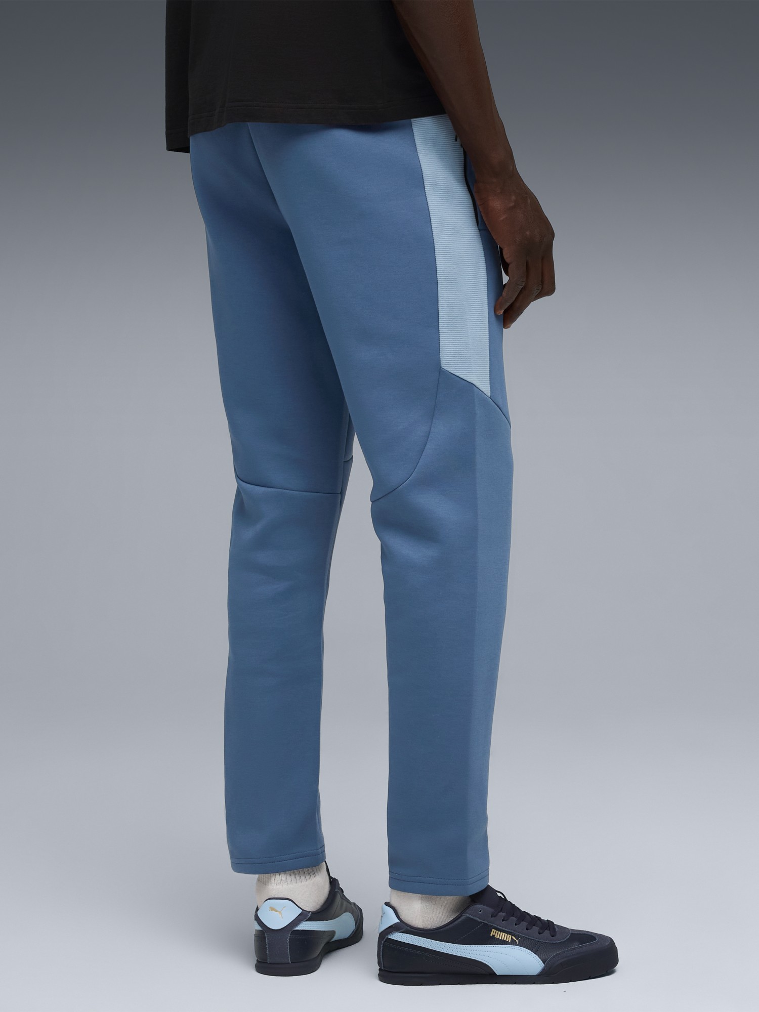 Брюки мужские Puma EVOSTRIPE Pants DK голубые 68823480 изображение 3