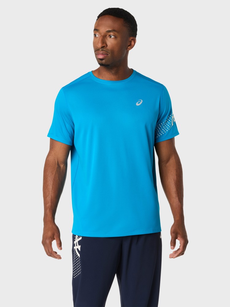 Футболка мужская Asics ICON SS TOP голубая 2011D458-400 изображение 2