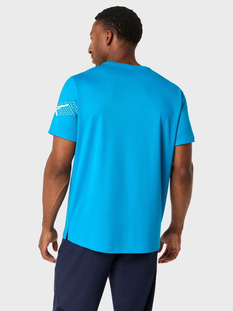 Футболка мужская Asics ICON SS TOP голубая 2011D458-400 изображение 4
