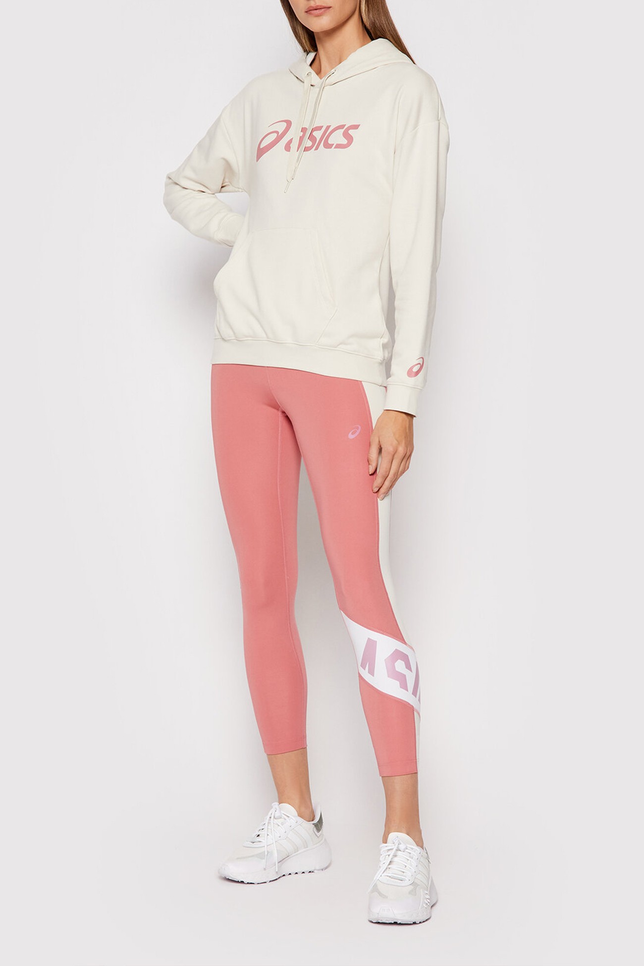 Толстовка жіноча Asics Big Asics Oth Hoodie біла 2032A990-201  изображение 4
