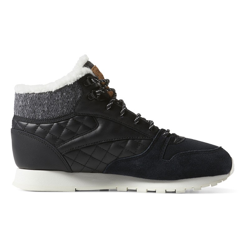 Ботинки женские Reebok CL LTHR ARCTIC черные CN3744 — фото 1