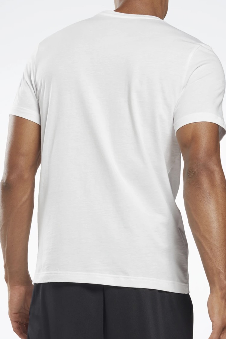 Футболка мужская Reebok Gs Vector Tee белая HD3997 изображение 3