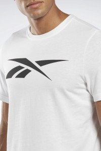 Футболка мужская Reebok Gs Vector Tee белая HD3997 изображение 4