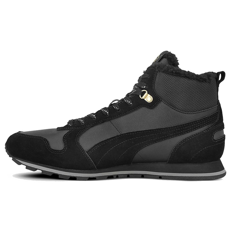 Ботинки мужские Puma ST Runner Mid Fur черные 36510201 — фото 3