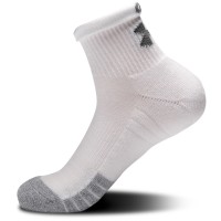 Шкарпетки Under Armour UA Heatgear Quarter 3pk білі 1353262-100 изображение 1