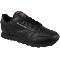 Кросівки жіночі Reebok Classic Leather чорні 3912 изображение 2