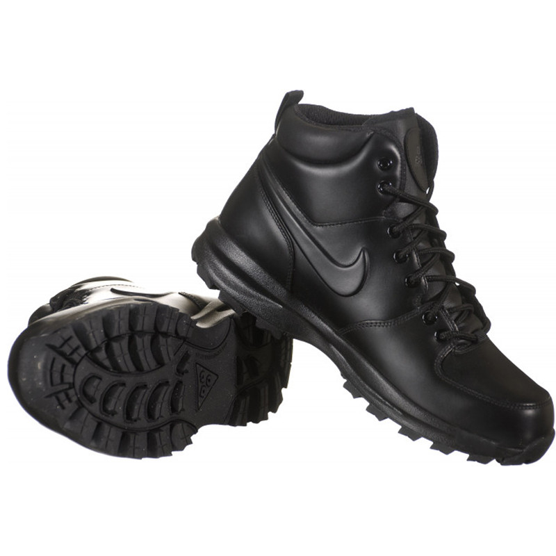 Ботинки мужские Nike Manoa Leather черные 454350-003 изображение 3