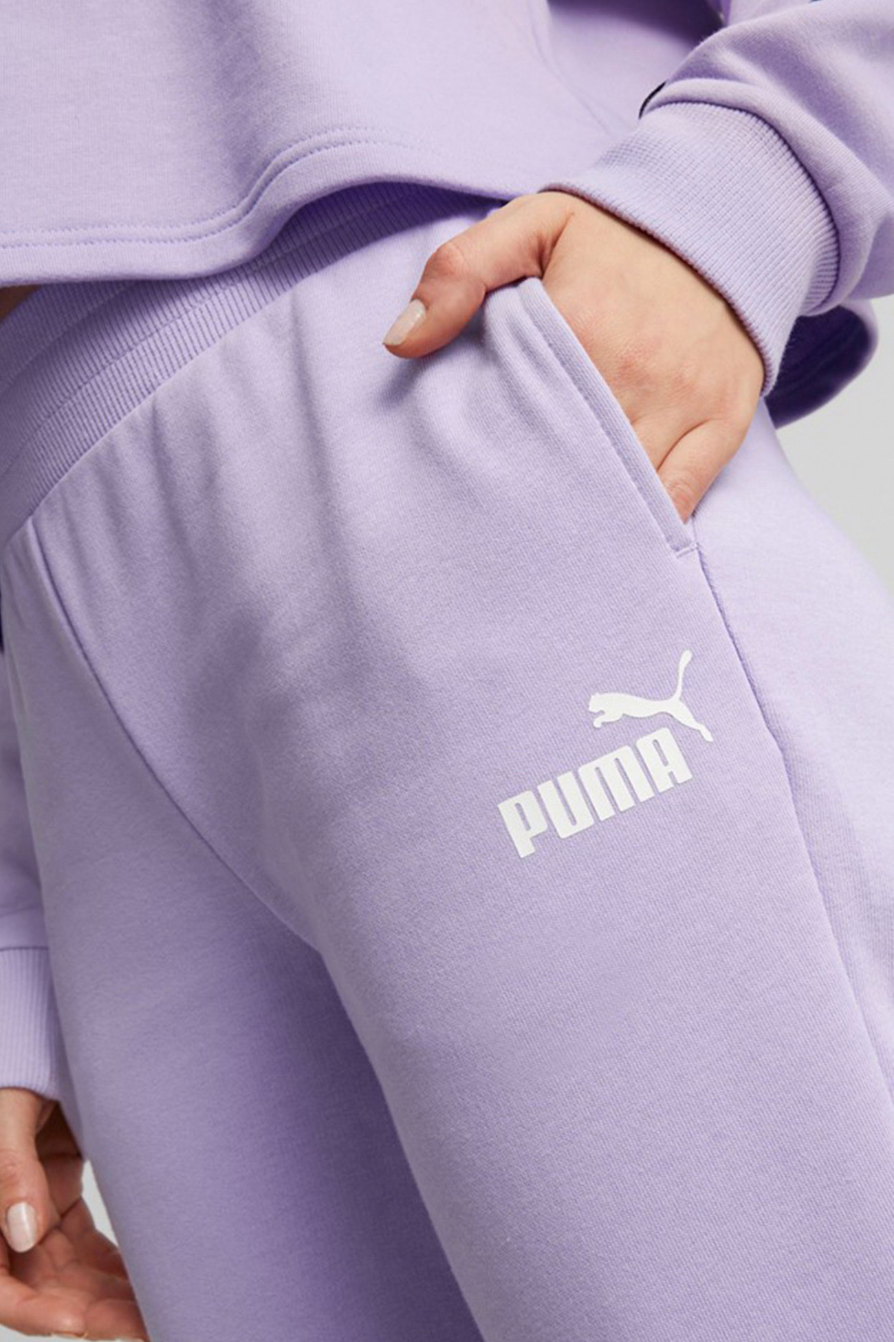 Штани жіночі Puma PUMA POWER Tape Pants фіолетові 67422725 изображение 4