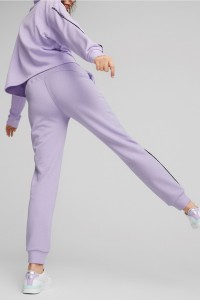 Брюки женские Puma PUMA POWER Tape Pants фиолетовые 67422725 изображение 5