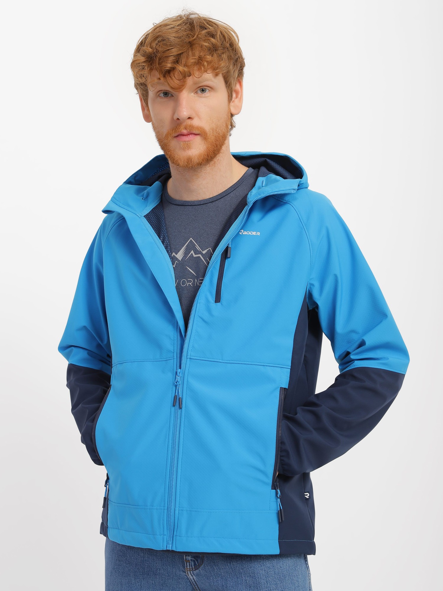 Вітрівка чоловіча Radder Envi блакитна 122343-400 изображение 2