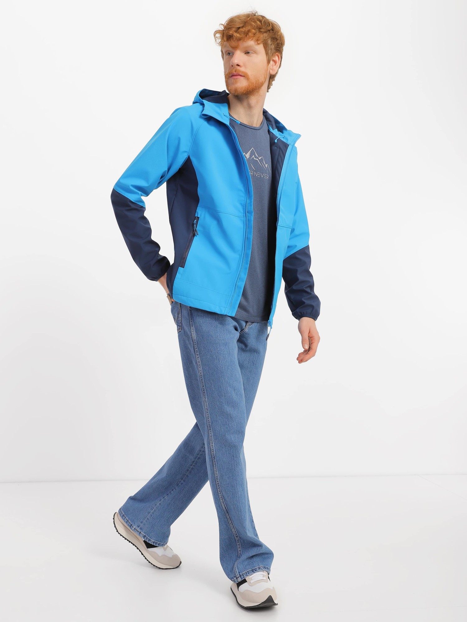 Вітрівка чоловіча Radder Envi блакитна 122343-400 изображение 3