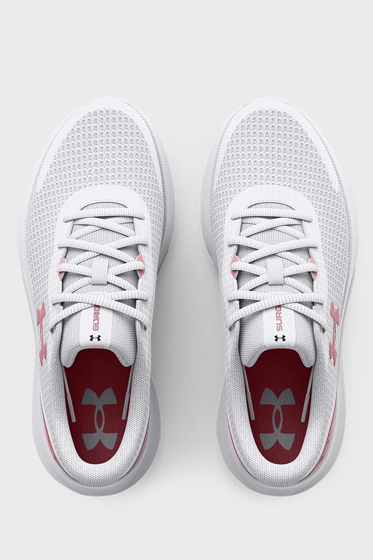 Кроссовки женские Under Armour UA W Surge 3 белые 3024894-107 изображение 5