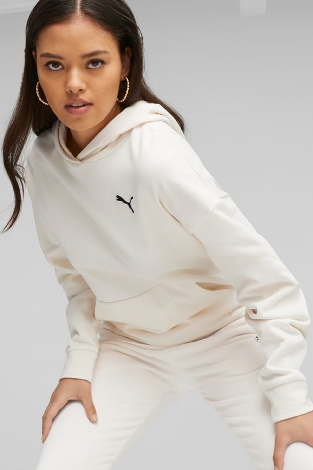 Толстовка женская Puma BETTER ESSENTIALS Hoodie FL молочная 67680499 изображение 3