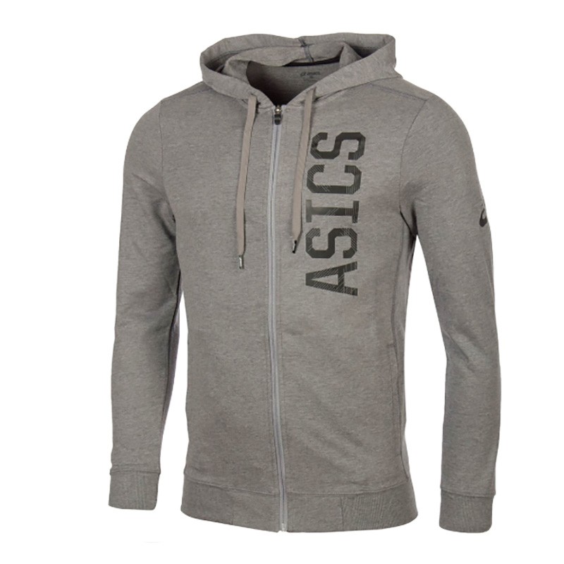 Толстовка мужская Asics FULL ZIP серая 142883-0798 — Sport City Толстовка мужская Asics FULL ZIP серая 142883-0798