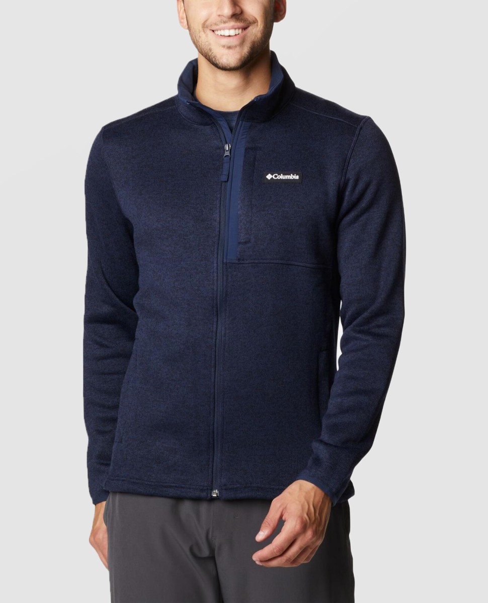 Толстовка чоловіча SWEATER WEATHER™ FULL ZIP синя 1954101-464 — фото 2