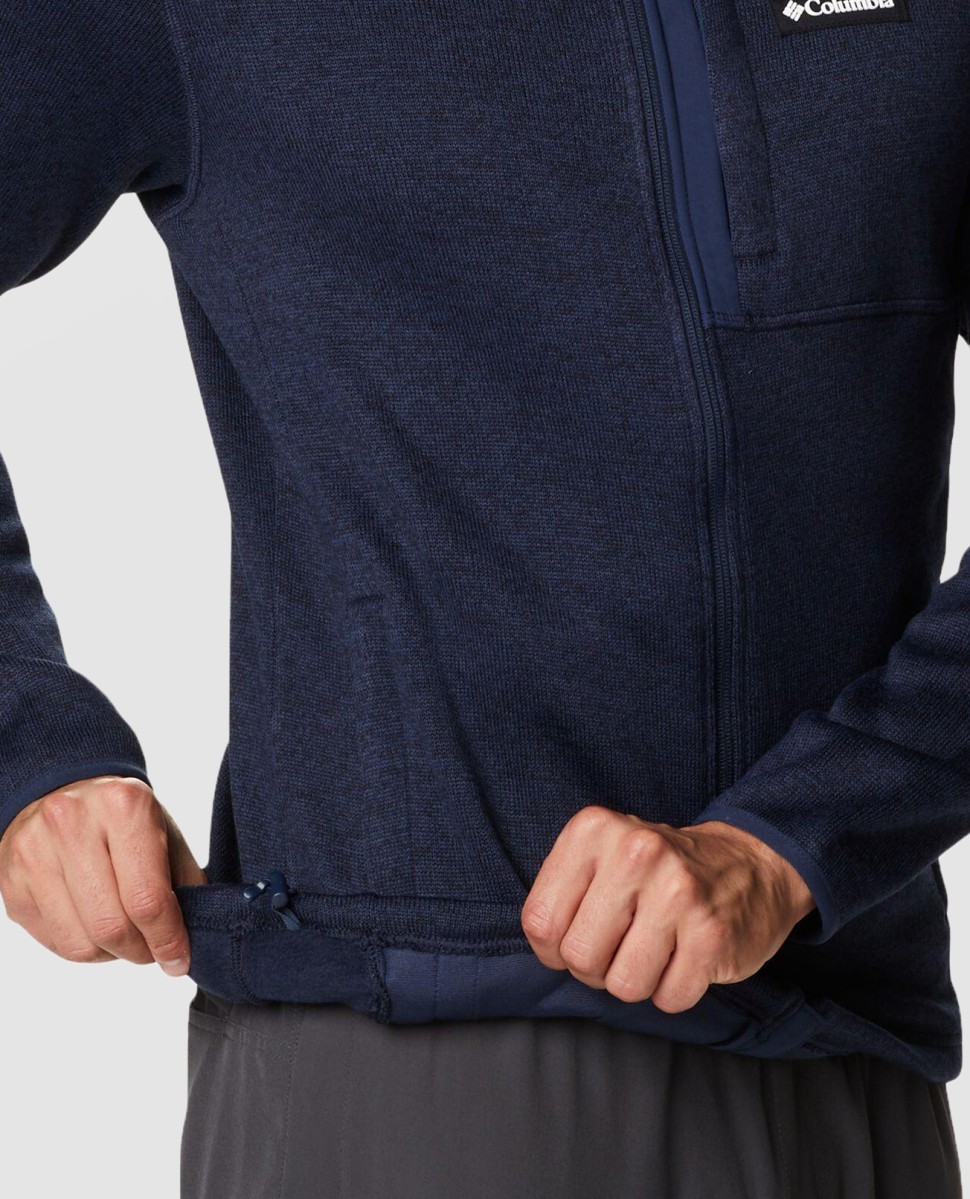 Толстовка чоловіча SWEATER WEATHER™ FULL ZIP синя 1954101-464 — фото 5