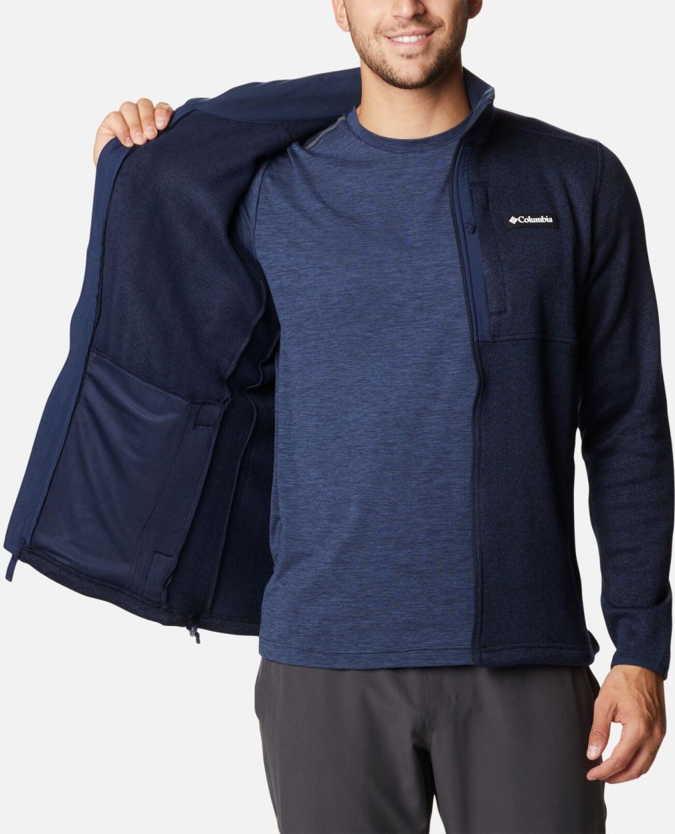 Толстовка чоловіча SWEATER WEATHER™ FULL ZIP синя 1954101-464 — фото 6
