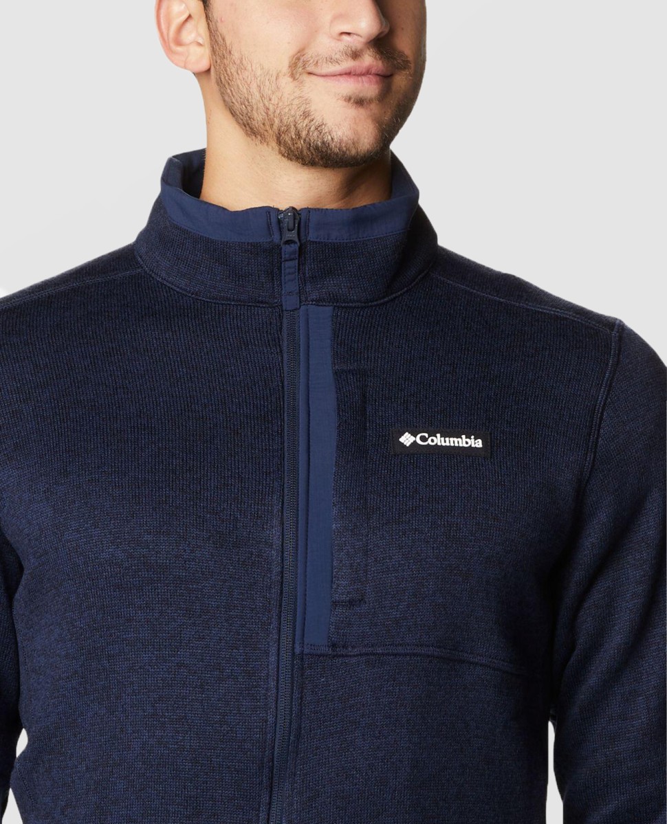 Толстовка чоловіча SWEATER WEATHER™ FULL ZIP синя 1954101-464 — фото 7
