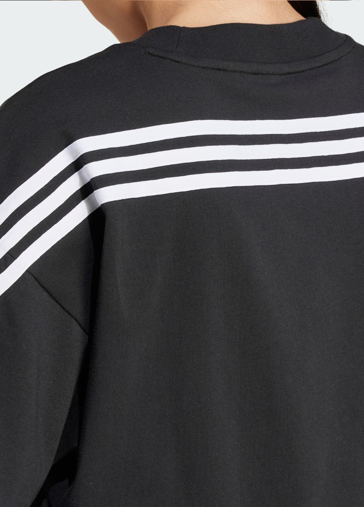 Футболка женская Adidas W FI 3S TEE черная IP1571 изображение 6