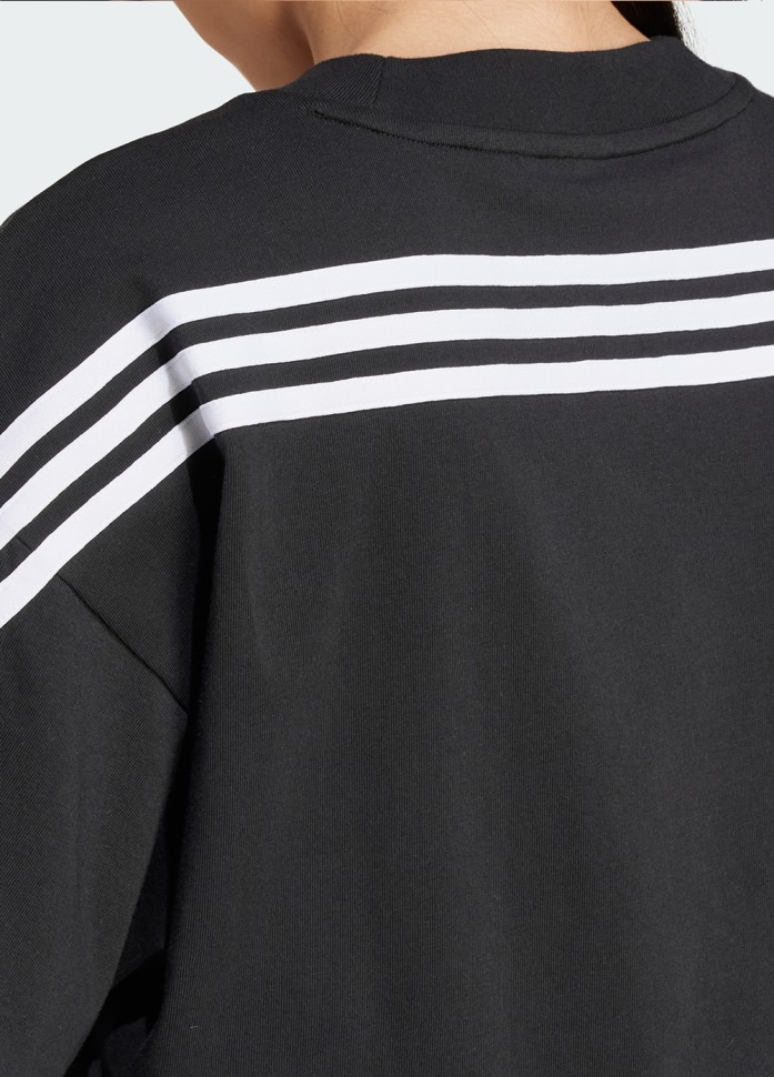 Футболка женская Adidas W FI 3S TEE черная IP1571 изображение 6