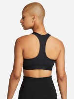 Бра женский Nike W NK SWSH MED SPT BRA черный DX6821-010 изображение 3