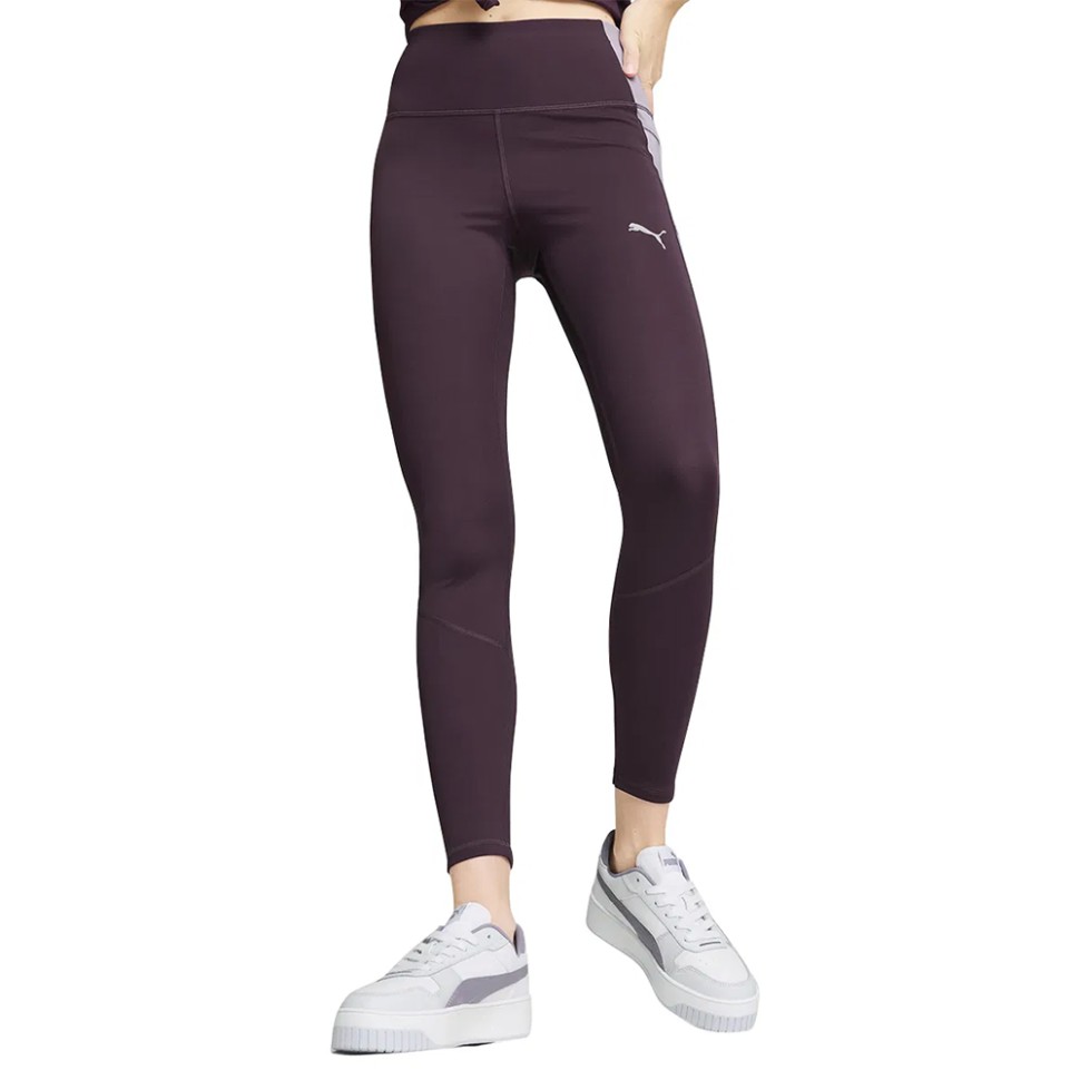 Легінси жіночі Puma EVOSTRIPE Tights фіолетові 68167144 — фото 1