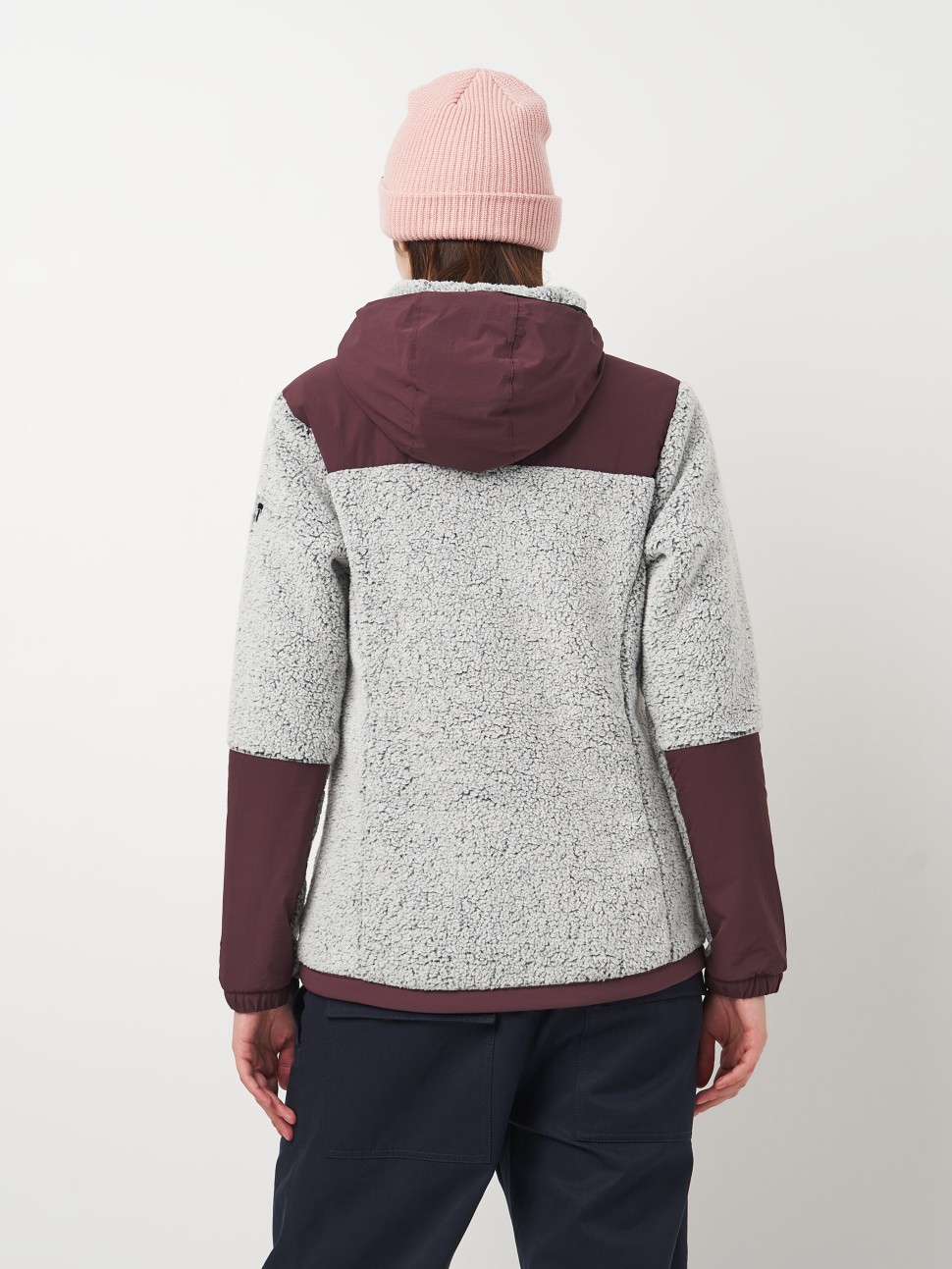 Джемпер жіночий Columbia ARCTIC CREST™ SHERPA FULL ZIP бордовий 2089031-607 — фото 3