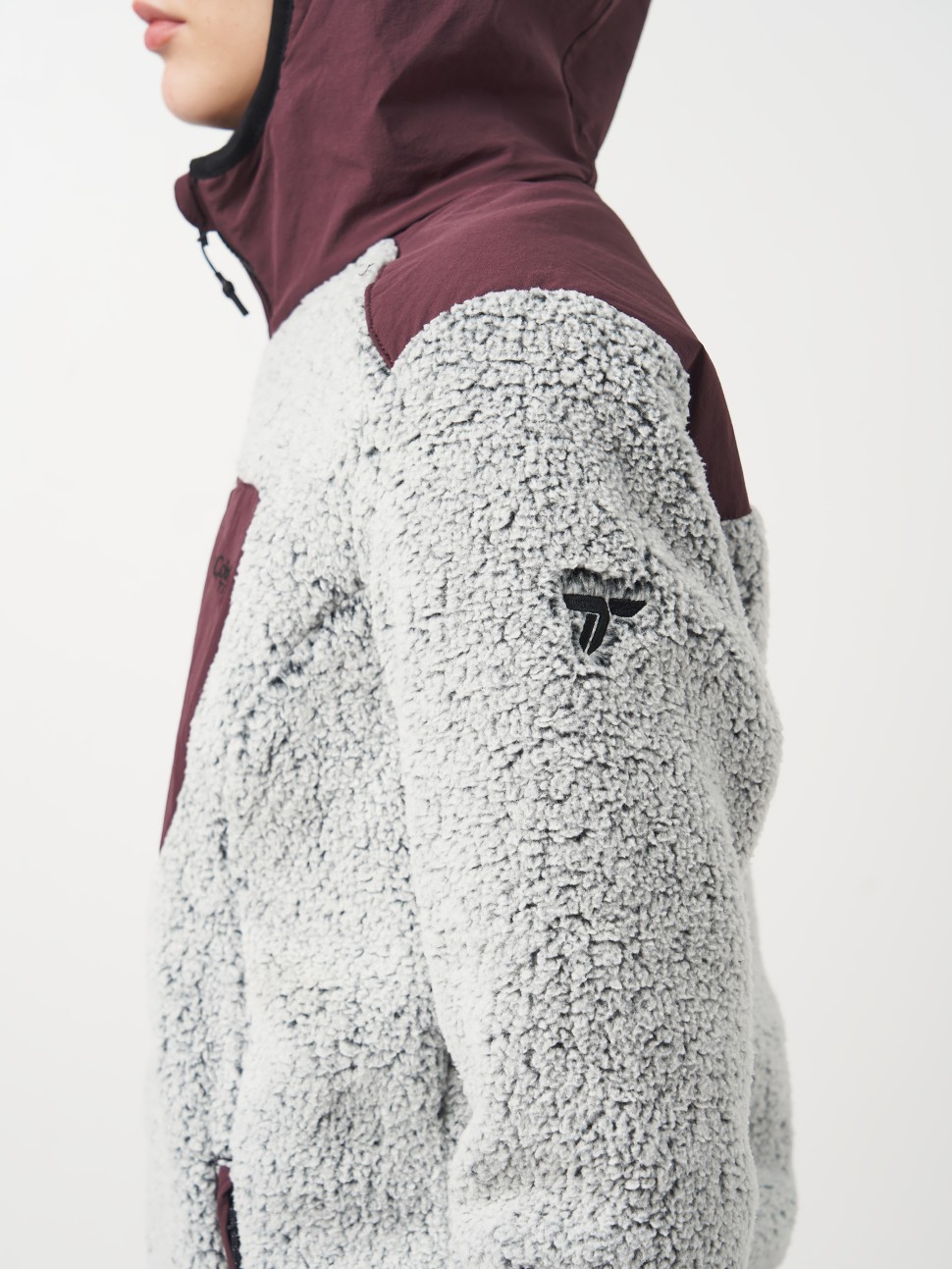 Джемпер жіночий Columbia ARCTIC CREST™ SHERPA FULL ZIP бордовий 2089031-607 — фото 6