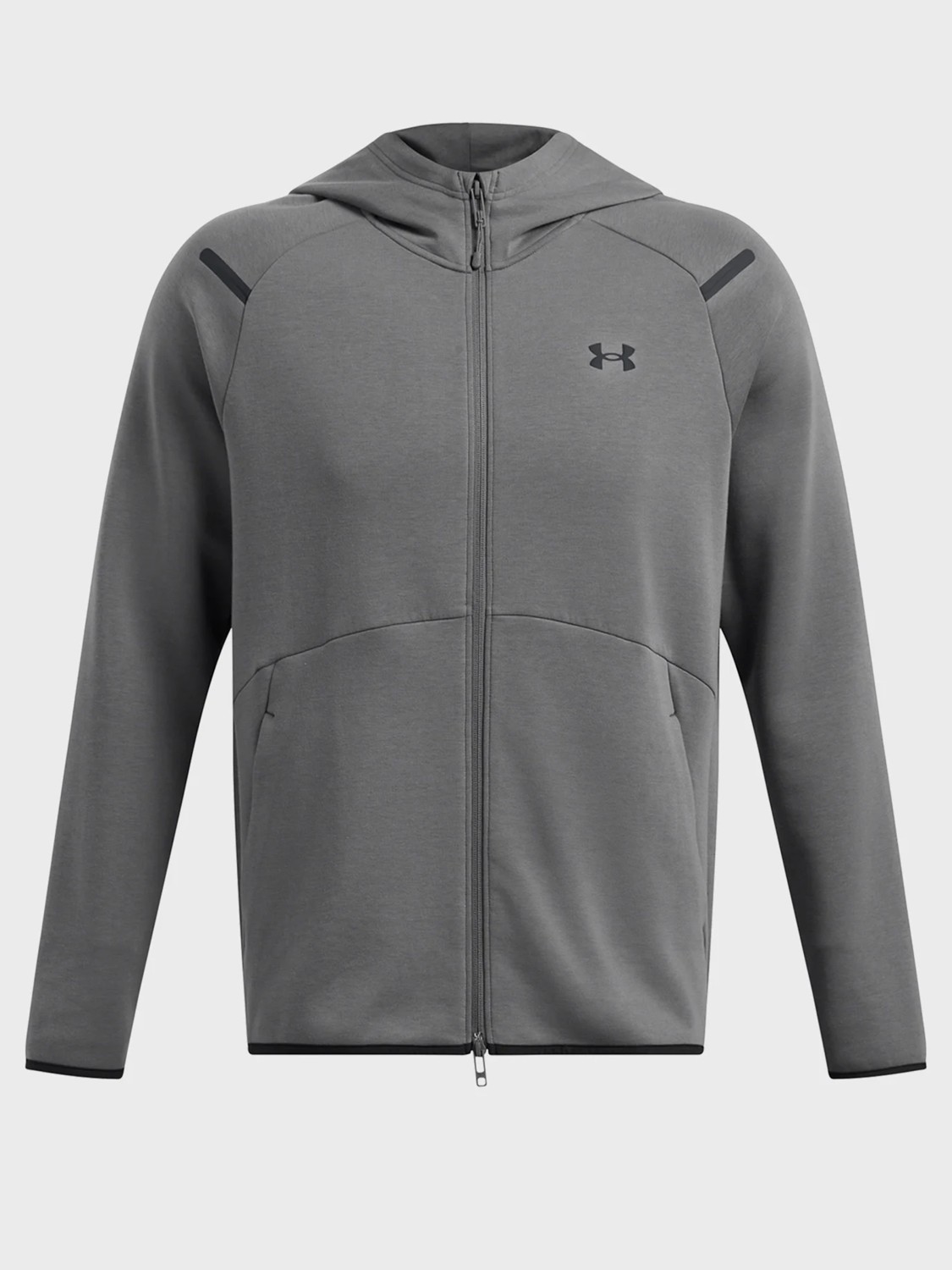 Толстовка чоловіча Under Armour UA Unstoppable Flc FZ HD EU сіра 1389352-025 изображение 6