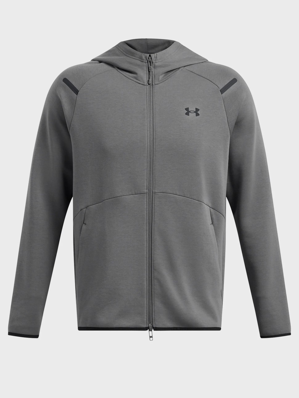 Толстовка чоловіча Under Armour UA Unstoppable Flc FZ HD EU сіра 1389352-025 — фото 6